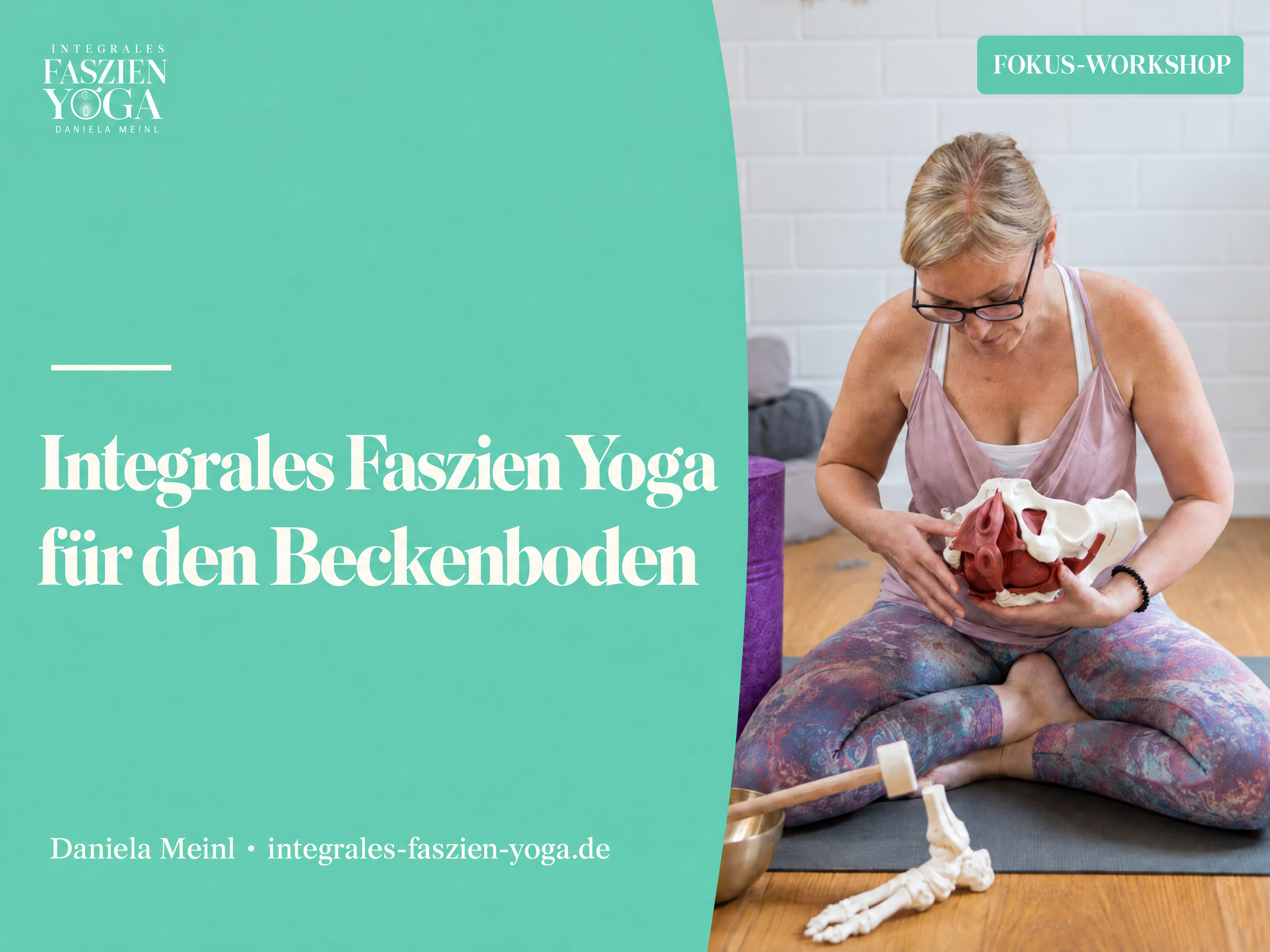 Kurskachel: Integrales Faszien Yoga für den Beckenboden